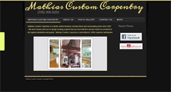 Desktop Screenshot of mathiascarpentry.com